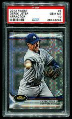 Derek Jeter [Xfractor] Baseball Cards 2012 Finest Prices