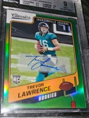 Trevor Lawrence [Premium Edition Significant Signature Green] #151 Football Cards 2021 Panini Classics Prices