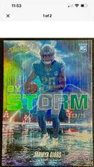 Jahmyr Gibbs [Spectrum Green] #BST-8 Football Cards 2023 Panini Absolute By Storm Prices