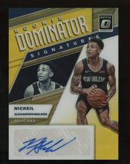 Nickeil Alexander Walker [Gold] #RD-NAW Basketball Cards 2019 Panini Donruss Optic Rookie Dominator Signatures Prices