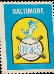 Baltimore Orioles [Logo] Baseball Cards 1962 Topps Stamps Prices