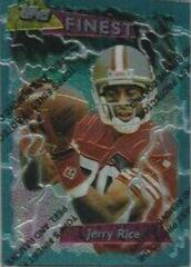 Jerry Rice [w/ Coating] #185 Football Cards 1995 Topps Finest Boosters Prices