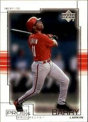 Barry Larkin Baseball Cards 2001 Upper Deck Pros & Prospects Prices