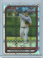 Alex Gordon [Xfractor] #70 Baseball Cards 2008 Bowman Chrome Prices