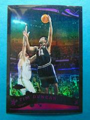 Tim Duncan [Black Refractor] Basketball Cards 2005 Topps Chrome Prices