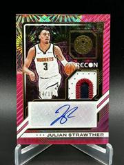 Julian Strawther #17 Basketball Cards 2023 Panini Recon Rookie Jersey Autograph Prices