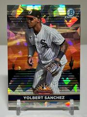 Yolbert Sanchez [Atomic] #AFLS-20 Baseball Cards 2022 Bowman Chrome 2021 AFL Fall Stars Prices