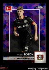 Patrik Schick [Purple] Soccer Cards 2020 Topps Chrome Bundesliga Sapphire Prices
