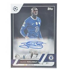 Kalidou Koulibaly [Black Icy] #A-KK Soccer Cards 2022 Topps UEFA Club Competitions Autographs Prices