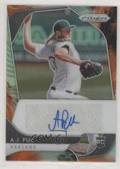 A.J. Puk [Cosmic Haze Prizm] #RA-AP Baseball Cards 2020 Panini Prizm Rookie Autographs Prices