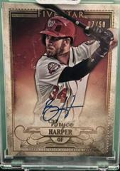 Bryce Harper [Gold] Baseball Cards 2016 Topps Five Star Autographs Prices