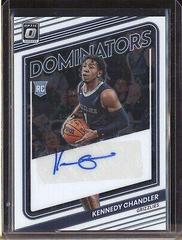 Kennedy Chandler #RDS-KNC Basketball Cards 2022 Panini Donruss Optic Rookie Dominators Signatures Prices