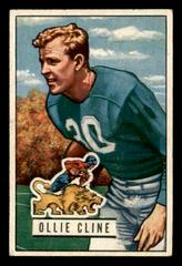 Ollie Cline #134 Football Cards 1951 Bowman Prices