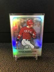 Josh Hamilton #17 Baseball Cards 2010 Bowman Platinum Prices