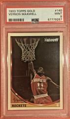 Vernon Maxwell Basketball Cards 1993 Topps Gold Prices