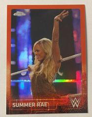 Summer Rae [Red] Wrestling Cards 2015 Topps Chrome WWE Prices