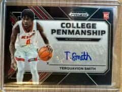 Terquavion Smith [Black] #CP-TQS Basketball Cards 2023 Panini Prizm Draft Picks College Penmanship Autographs Prices