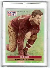 Jim Thorpe [Pioneer of the Game] Football Cards 1991 Pro Set Prices