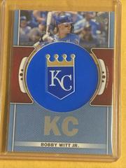 Bobby Witt Jr. [Blue] Baseball Cards 2023 Topps Team Logo Patch Prices