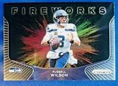 Russell Wilson Football Cards 2020 Panini Prizm Fireworks Prices