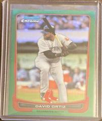 David Ortiz [Green Refractor] #126 Baseball Cards 2012 Bowman Chrome Prices