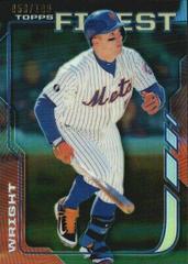 David Wright [Green Refractor] Baseball Cards 2014 Finest Prices