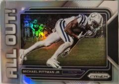 Michael Pittman Jr. [Silver] #AO-19 Football Cards 2022 Panini Prizm All Out Prices