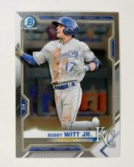 Bobby Witt Jr. Baseball Cards 2021 Bowman Chrome Prospects Prices