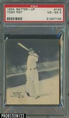 Tony Piet Baseball Cards 1934 Batter Up Prices