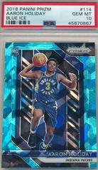 Aaron Holiday [Blue Ice] #114 Basketball Cards 2018 Panini Prizm Prices