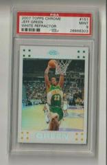 Jeff Green [White Refractor] Basketball Cards 2007 Topps Chrome Prices