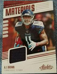 A.J. Brown Football Cards 2019 Panini Absolute Rookie Materials Prices