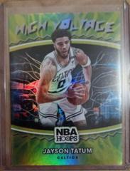 Jayson Tatum Basketball Cards 2021 Panini Hoops High Voltage Prices