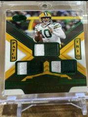 Jordan Love [Green] #PT-JL Football Cards 2023 Panini Plates and Patches Patch Trio Prices