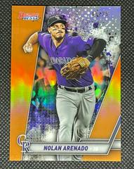 Nolan Arenado [Orange Refractor] #5 Baseball Cards 2019 Bowman's Best Prices