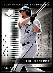 Paul Konerko #14 Baseball Cards 2004 Spx Prices