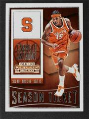 Carmelo Anthony Basketball Cards 2015 Panini Contenders Draft Picks Prices
