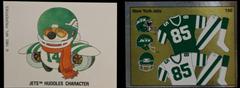 New York Jets Uniform [Foil] Football Cards 1988 Panini Sticker Prices