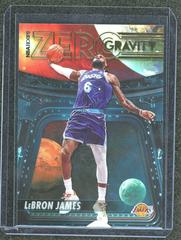 LeBron James [Holo] Basketball Cards 2022 Panini Hoops Zero Gravity Prices