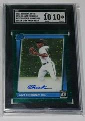 Jazz Chisholm [Green] Baseball Cards 2021 Panini Donruss Optic Rated Rookie Signatures Prices