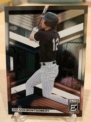 Colson Montgomery [Black] Baseball Cards 2023 Panini Chronicles Elite Prices