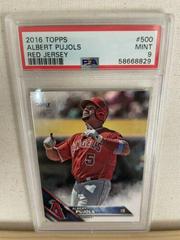 Albert Pujols [Red Jersey] #500 Baseball Cards 2016 Topps Prices
