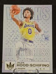 Jalen Hood-Schifino #5 Basketball Cards 2023 Panini Court Kings Works in Progress Prices