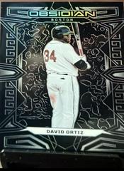 David Ortiz #4 Baseball Cards 2023 Panini Chronicles Obsidian Prices