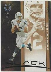 Andrew Luck [Copper] Football Cards 2019 Panini Black Prices