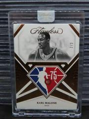 Karl Malone [Bronze] Basketball Cards 2021 Panini Flawless Prices