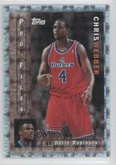 Chris Webber #PF-5 Basketball Cards 1996 Topps Pro Files Prices