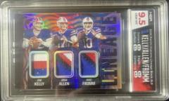 Jim Kelly, Jake Fromm, Josh Allen [Black] Football Cards 2020 Panini Illusions Lineage Prices