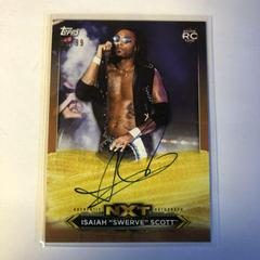 Isaiah 'Swerve' Scott [Bronze] Wrestling Cards 2020 Topps WWE NXT Roster Autographs Prices