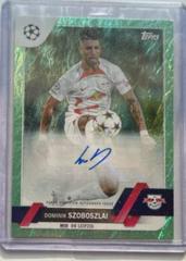 Dominik Szoboszlai Soccer Cards 2022 Topps UEFA Club Competitions Jade Autographs Prices